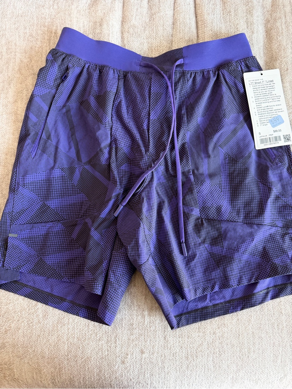 Lululemon License to Train 7” Lined Shorts - NWT - SMALL - FRZP
